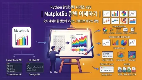 Python Matplotlib로 숫자 데이터를 그래프로 시각화하는 방법을 설명하는 대표 이미지